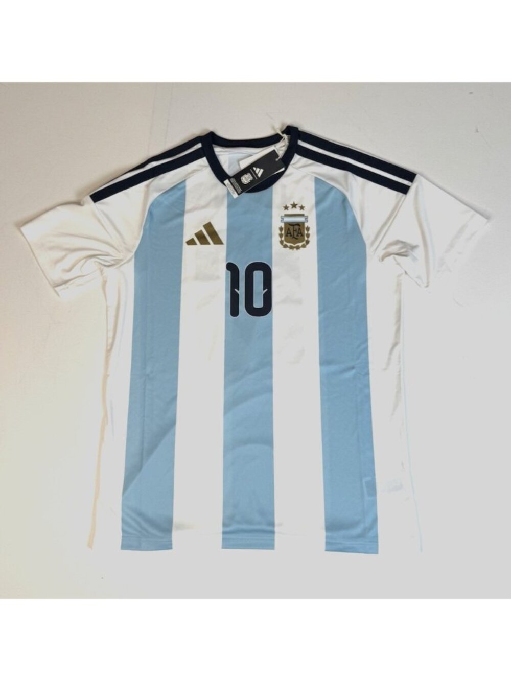New Adidios L Argentina 26 Home Messi Fan Jersey Men's Large KT0387